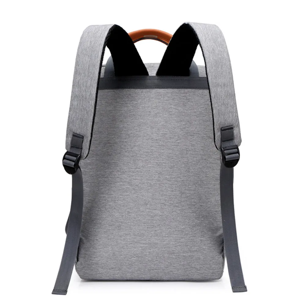 Laptop Backpack Shoulder Bag for Travel School Business Work School Light Gray