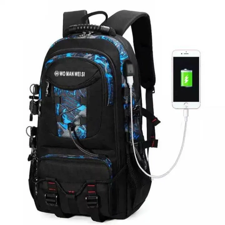 large-capacity backpack students backpack laptop travel charging bag