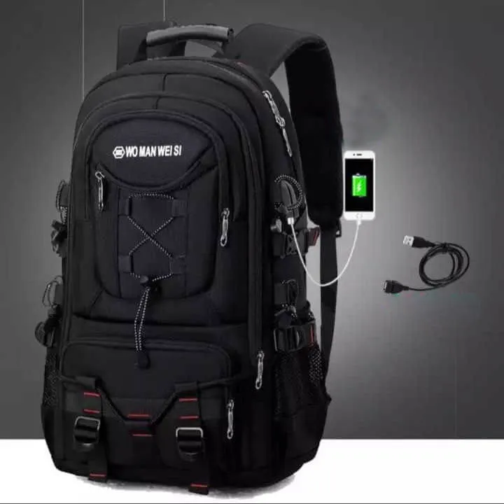 large-capacity backpack students backpack laptop travel charging bag