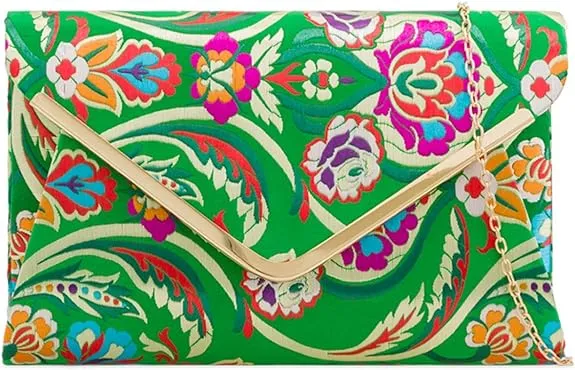 LeahWard Women's Floral Clutch Bags Party Wedding Evening Handbag 158