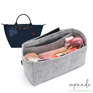 Longchamp Le Foulonné, Le Pliage, Pénélope Bag Models Organizer Insert, Classic Model Bag Organizer with Ipad Pocket
