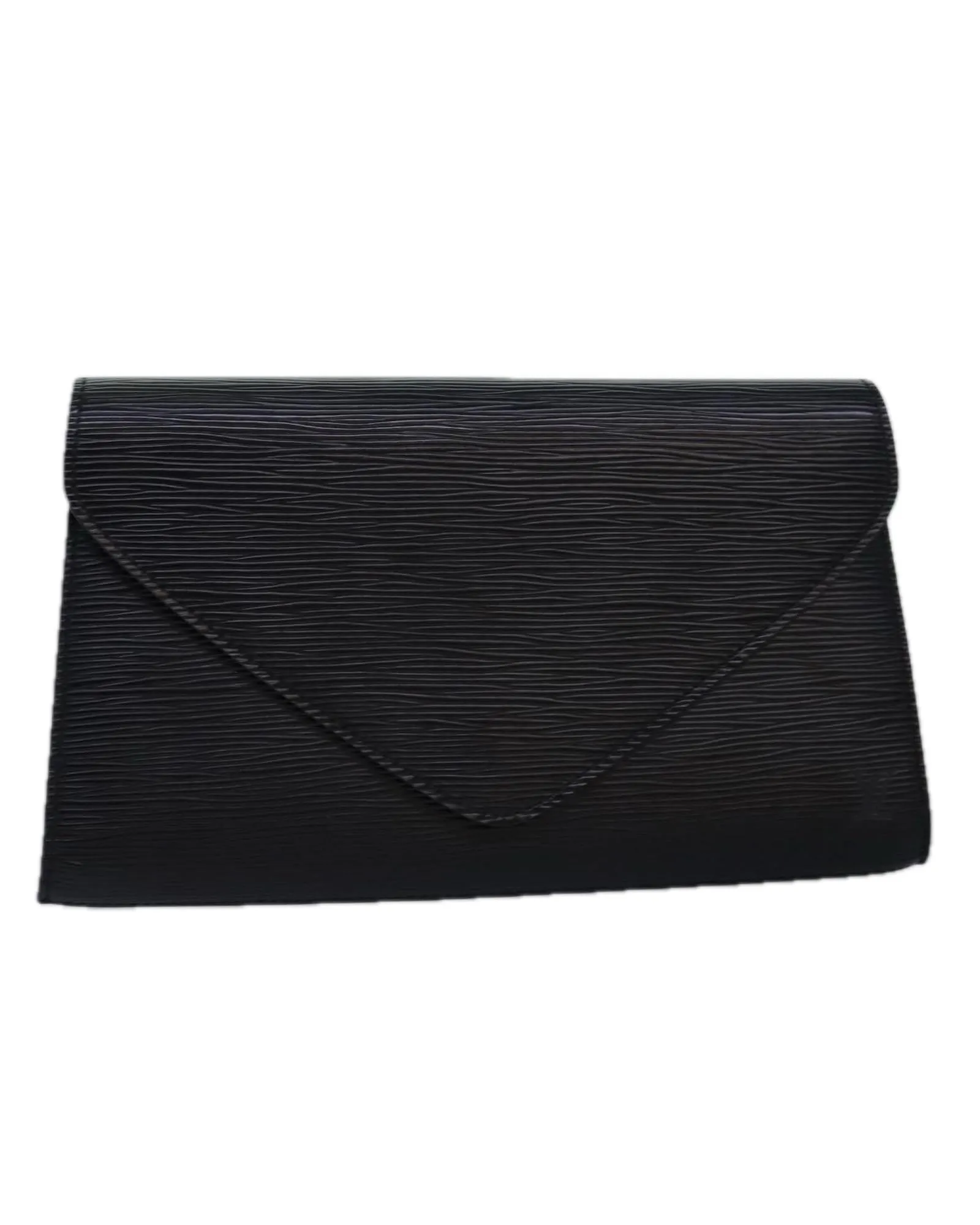 Louis Vuitton Pochette Clutch Bag in Black Epi Leather