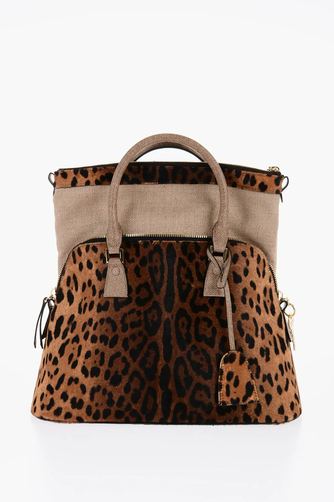 Maison Margiela MM11 Animal Patterned Ponyskin 5AC Handbag