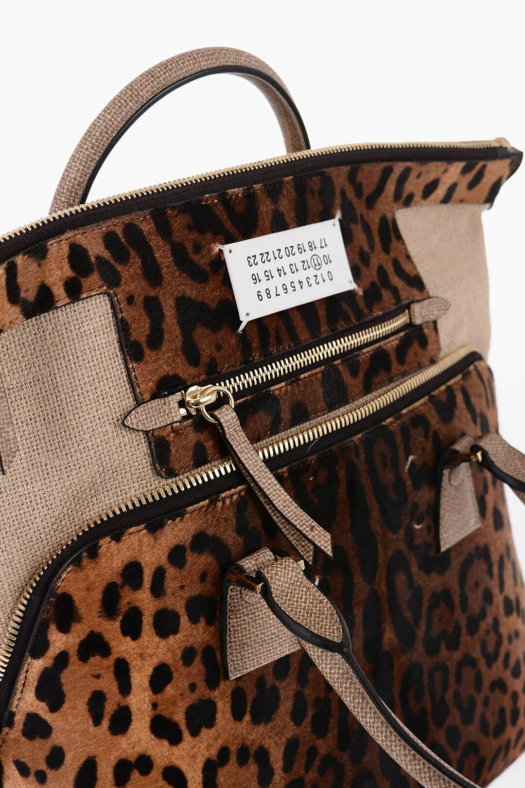 Maison Margiela MM11 Animal Patterned Ponyskin 5AC Handbag