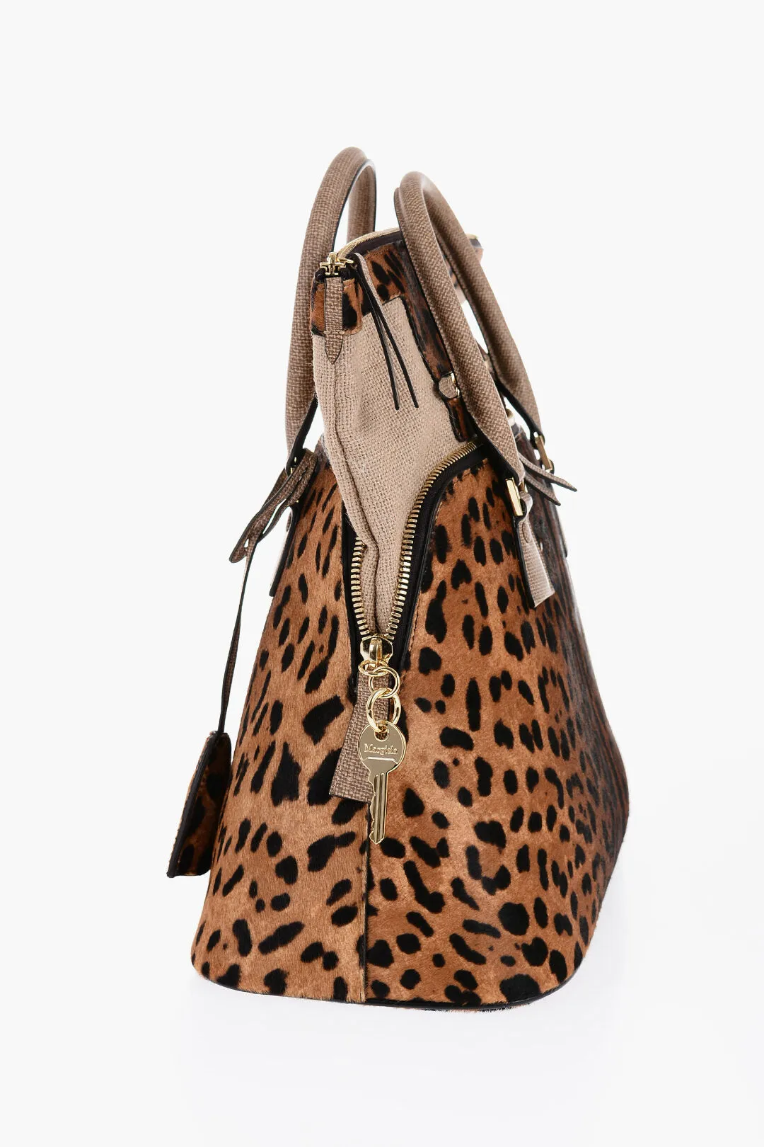 Maison Margiela MM11 Animal Patterned Ponyskin 5AC Handbag