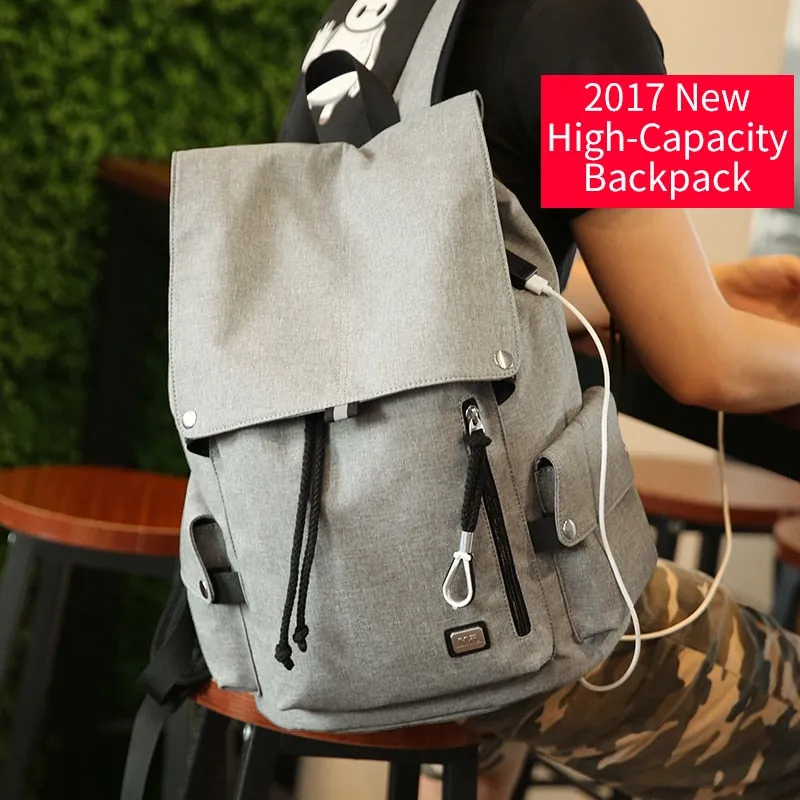Mark Ryden Large Capacity Top Loading USB Charging School Backpack