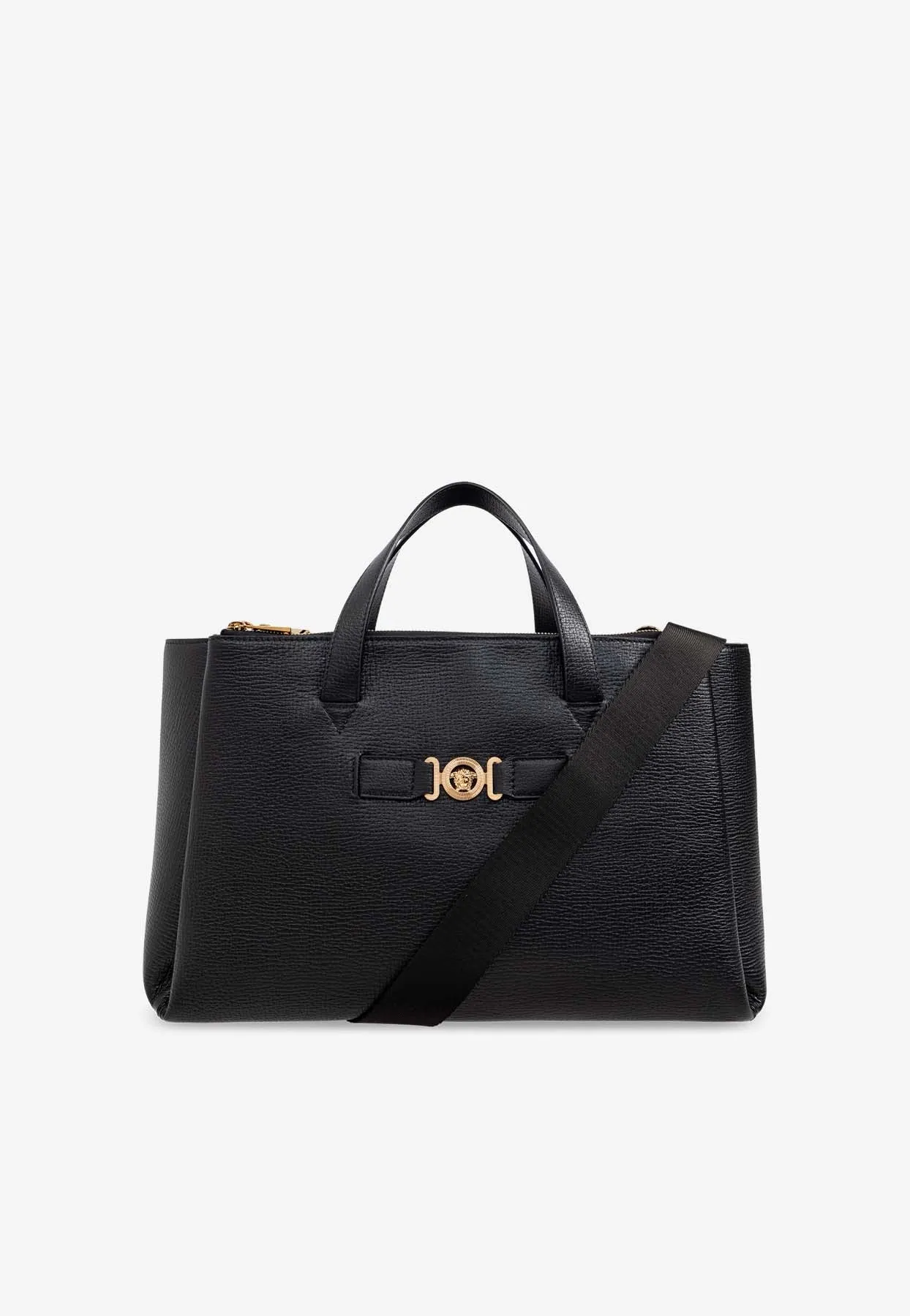 Medusa Biggie Leather Tote Bag