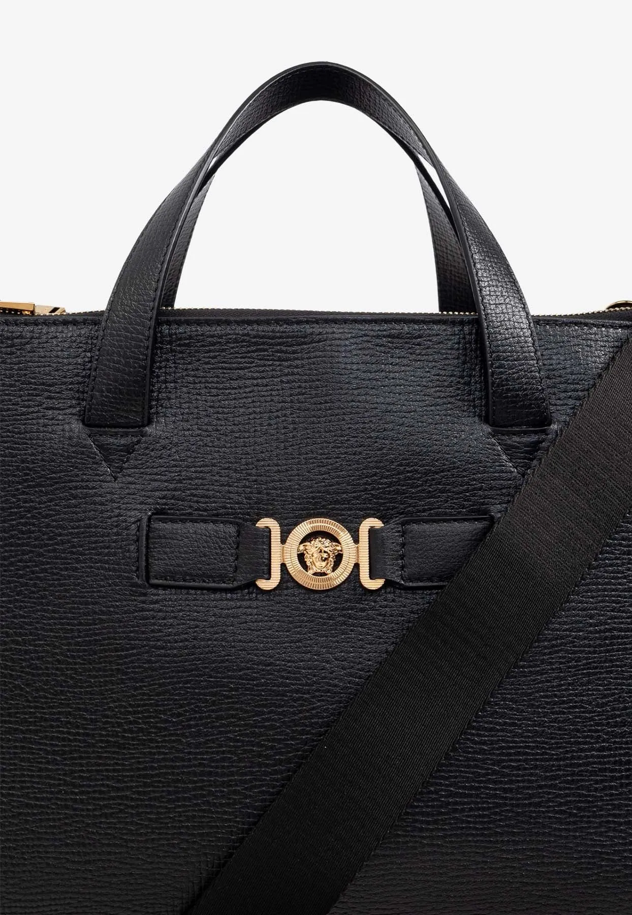 Medusa Biggie Leather Tote Bag