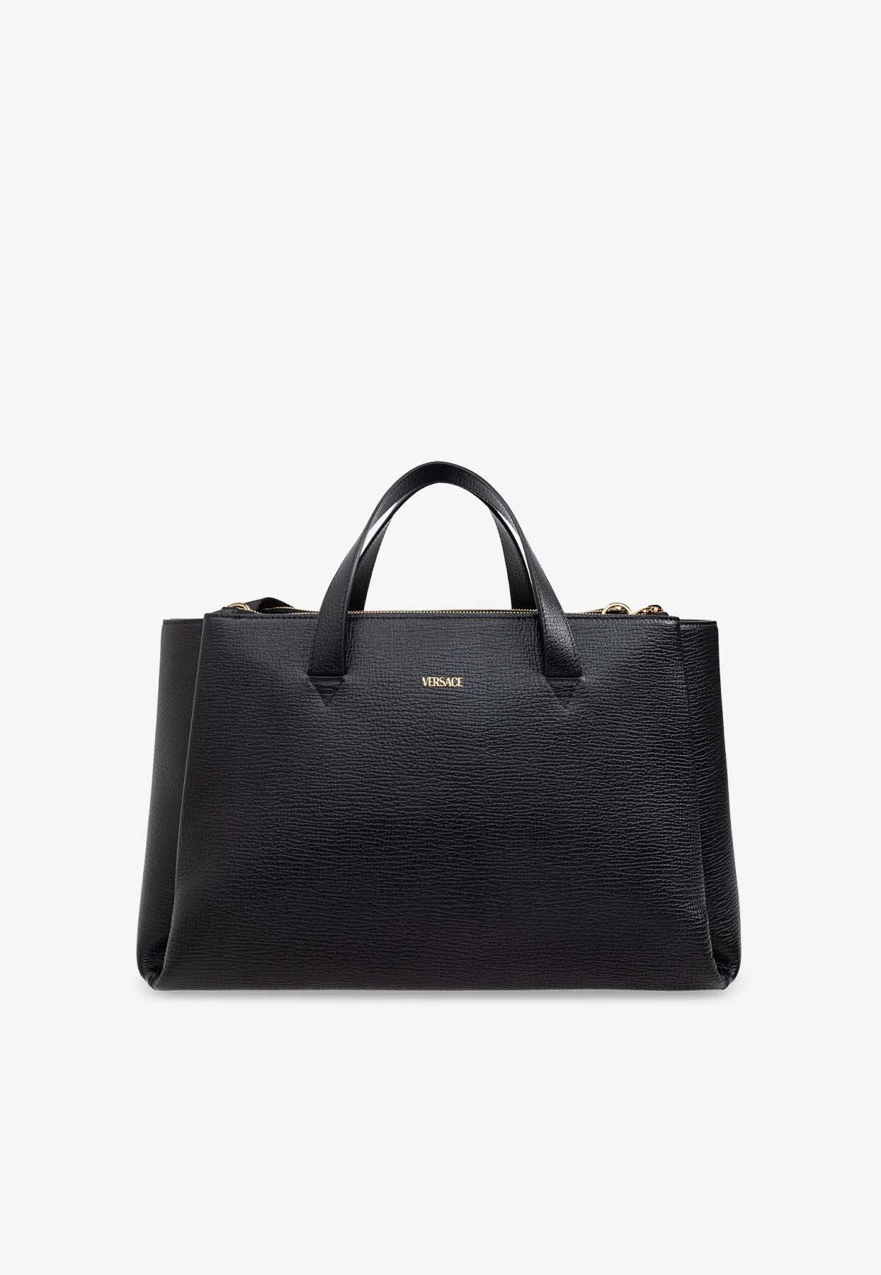 Medusa Biggie Leather Tote Bag
