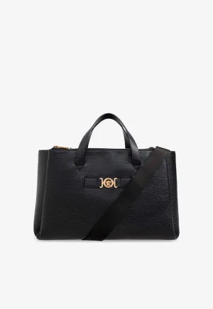 Medusa Biggie Leather Tote Bag
