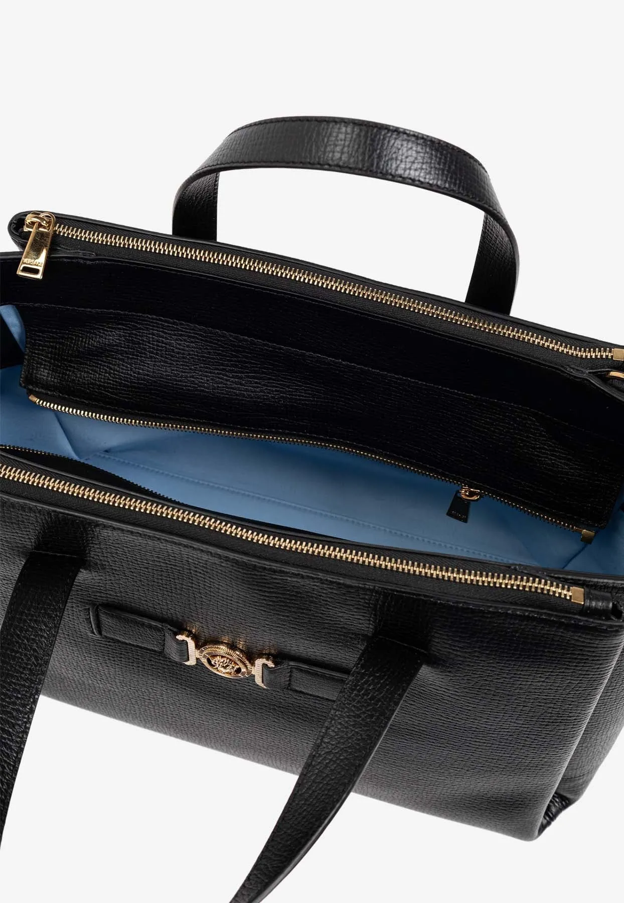 Medusa Biggie Leather Tote Bag