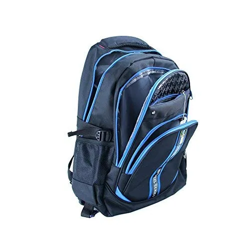 Meetbelify Kids Rolling Backpacks Luggage Six Wheels Unisex Trolley School Bags Black