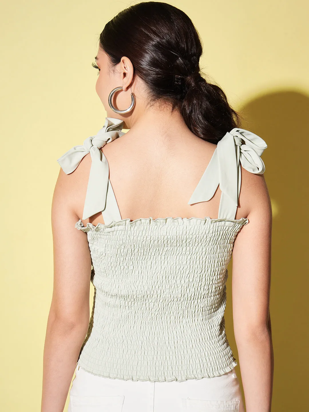 Mint Green Smoking Top