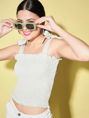 Mint Green Smoking Top