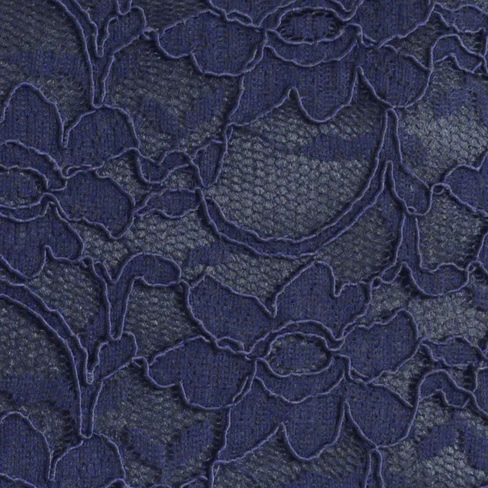 Navy lace large clutch handbag ASTRID