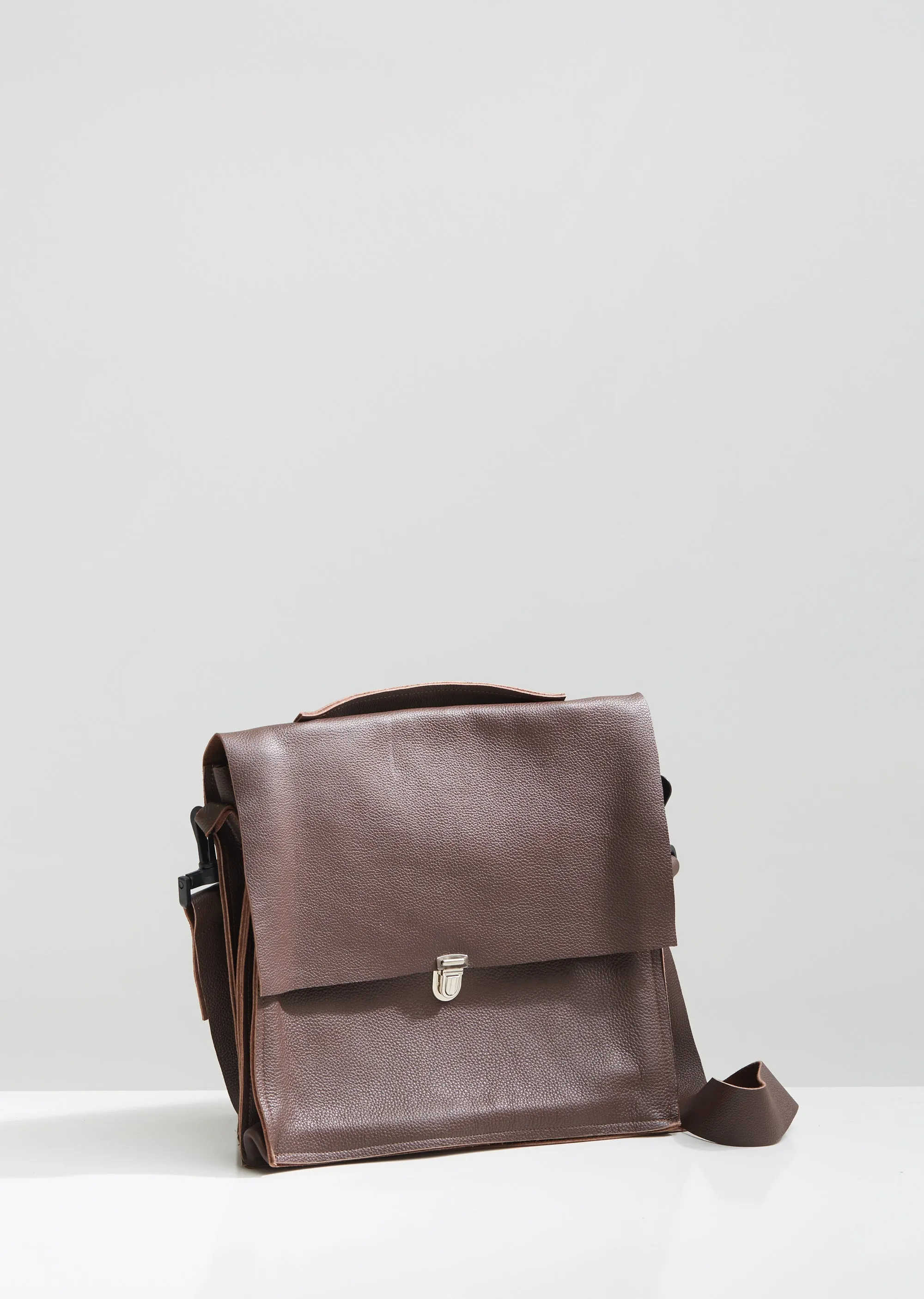 Pebble Leather Briefcase