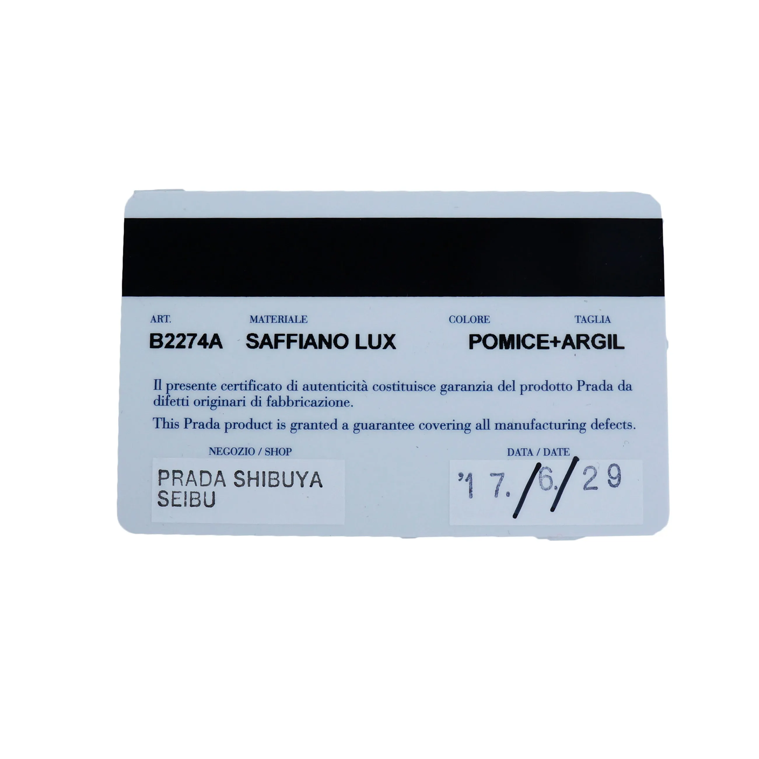 PRADA SAFFIANO LUX LEATHER SHOULDER BAG