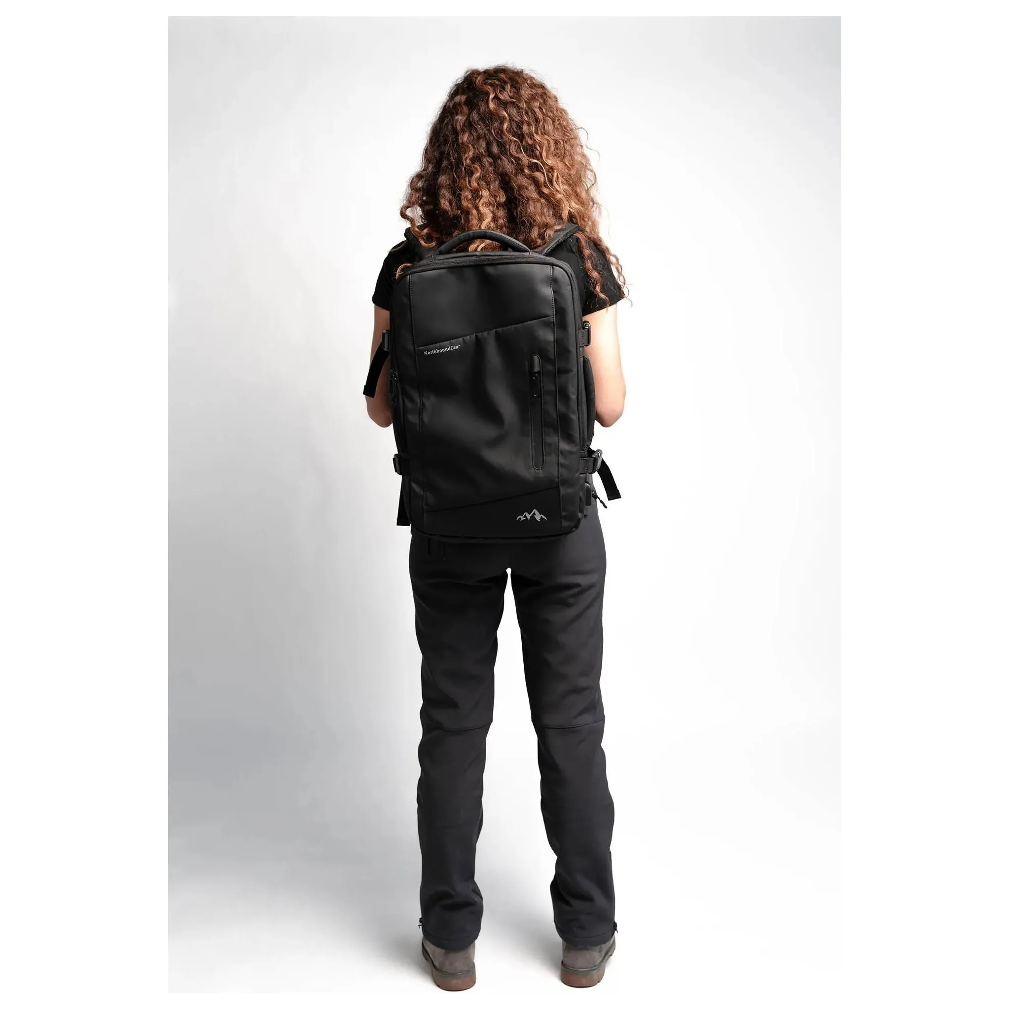 "Voyager" Expandable Backpack With Built-In Rain Coat