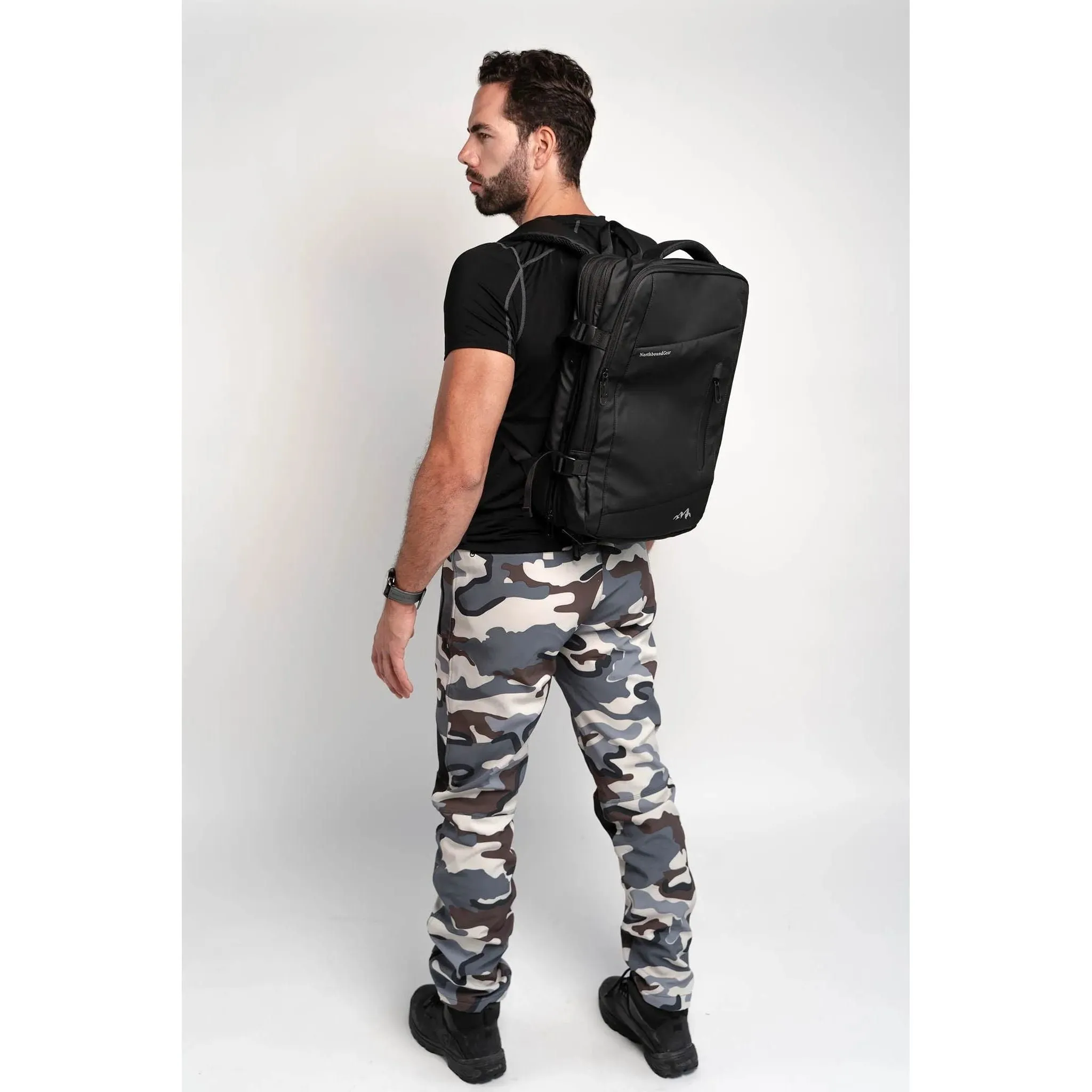 "Voyager" Expandable Backpack With Built-In Rain Coat