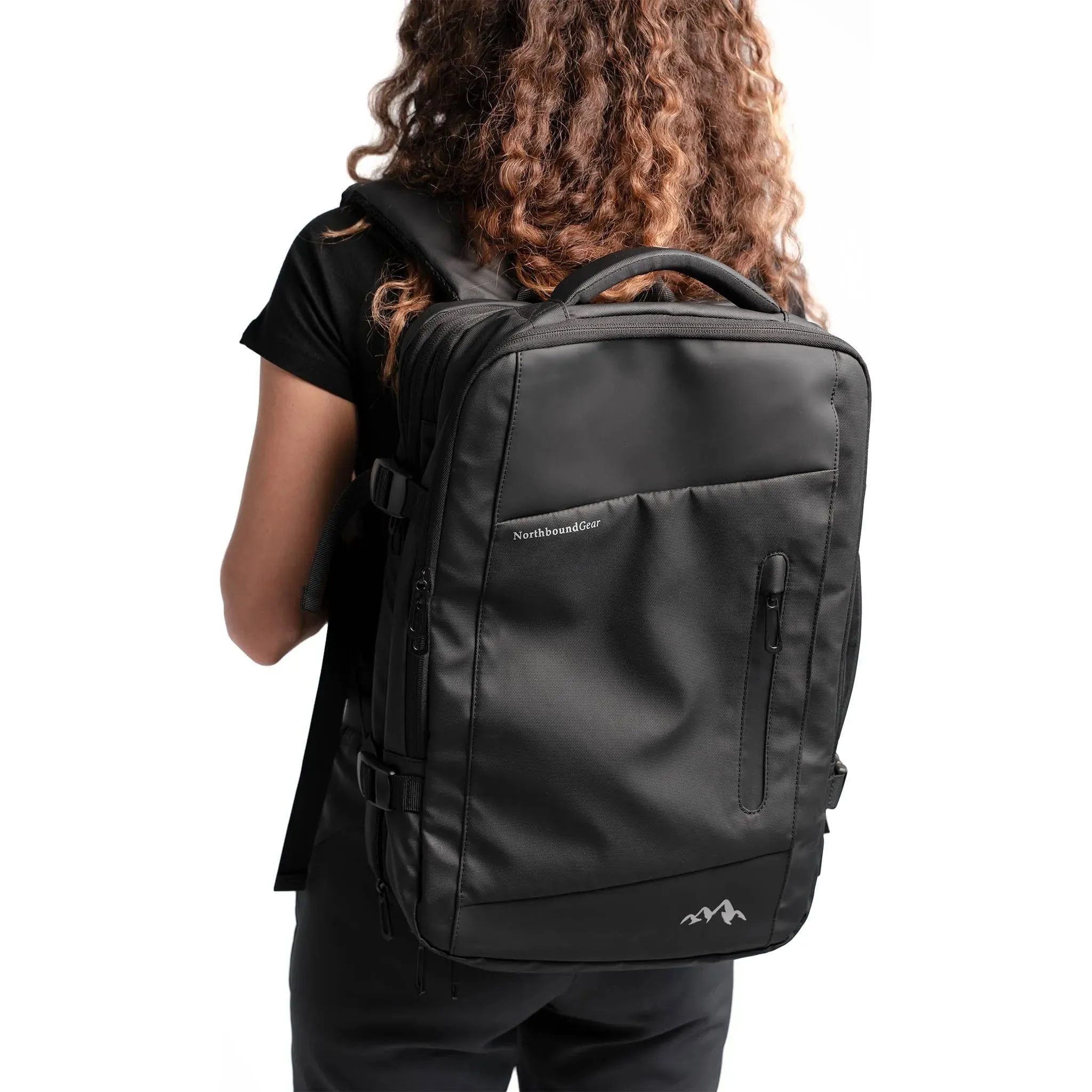 "Voyager" Expandable Backpack With Built-In Rain Coat