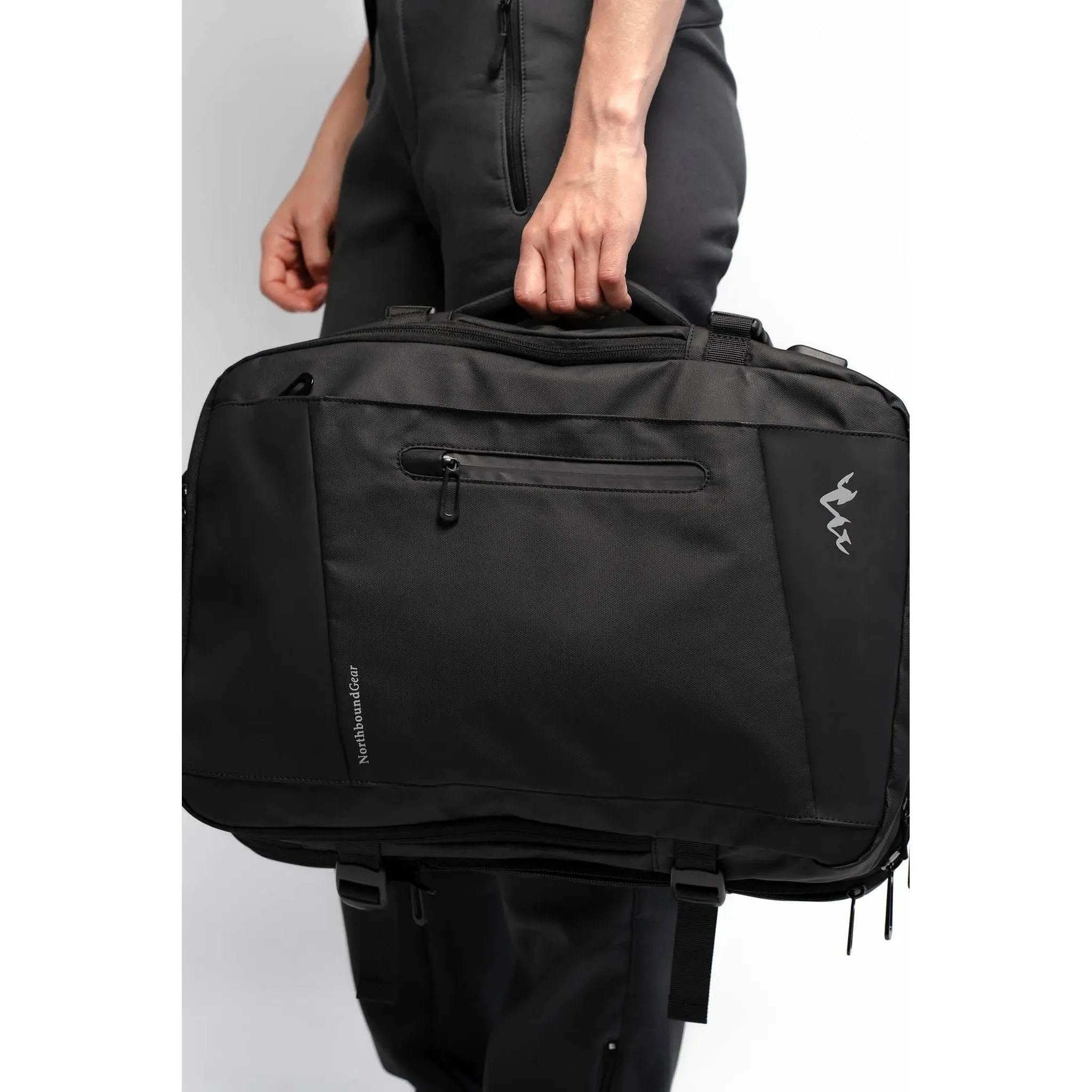 "Voyager" Expandable Backpack With Built-In Rain Coat