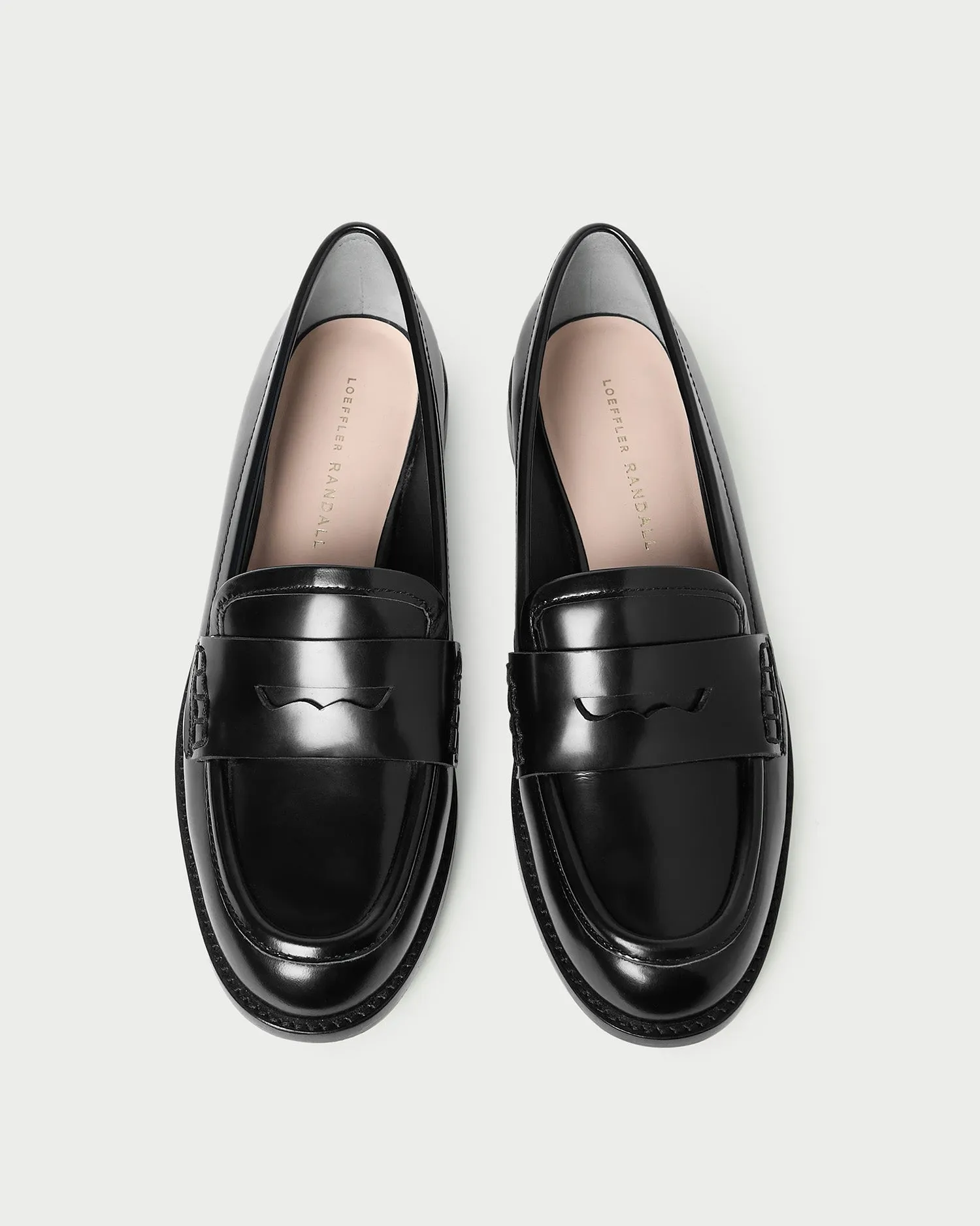 Rachel Black Leather Loafer