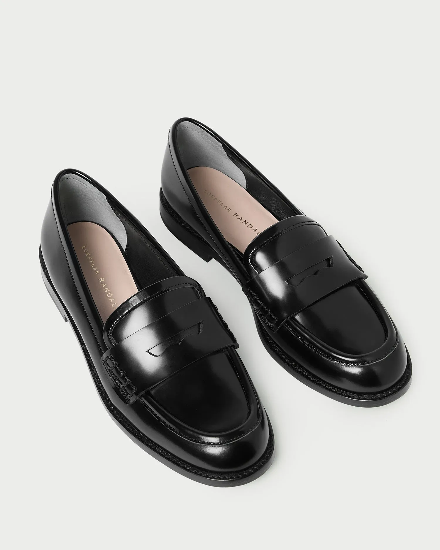 Rachel Black Leather Loafer