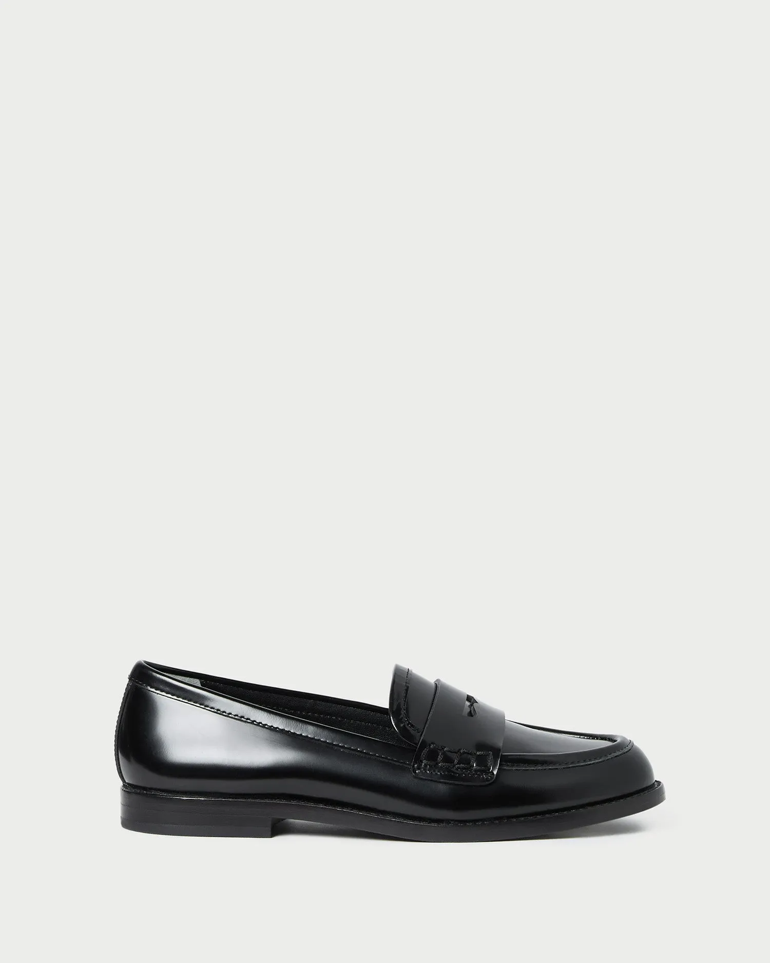 Rachel Black Leather Loafer