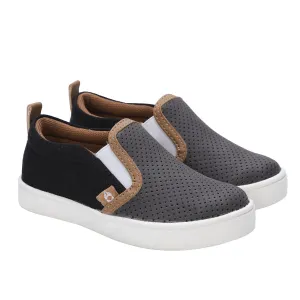 Rascal Low Profile Slip on Sneaker | Gray Black