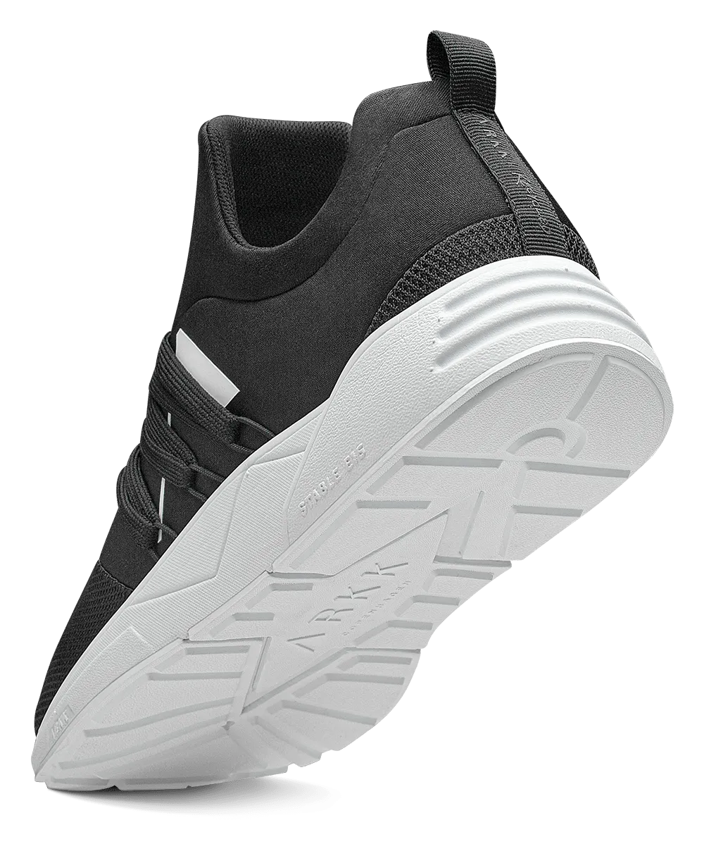 Raven Mesh PET S-E15 | Jet Black White | Men