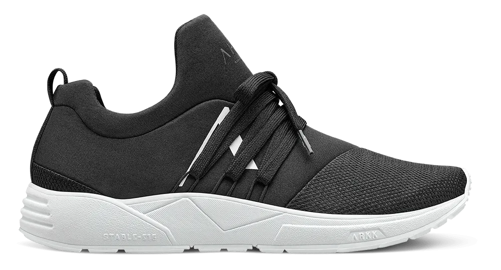 Raven Mesh PET S-E15 | Jet Black White | Men