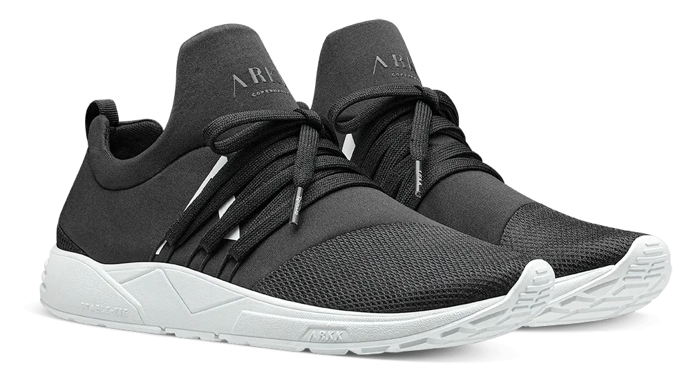 Raven Mesh PET S-E15 | Jet Black White | Men