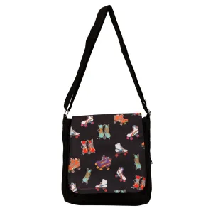 Retro Skates Messenger/Satchel/Crossbody Bag