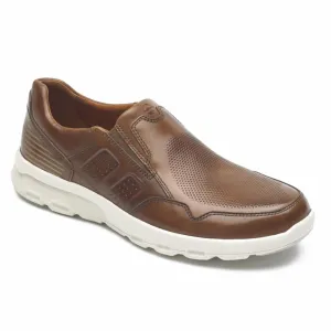 Rockport Men LETS WALK M SLIP-ON TAN/LEATHER
