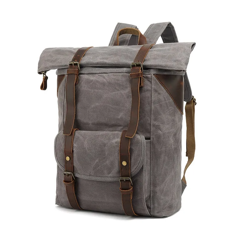 Rue Waxed Canvas Backpack
