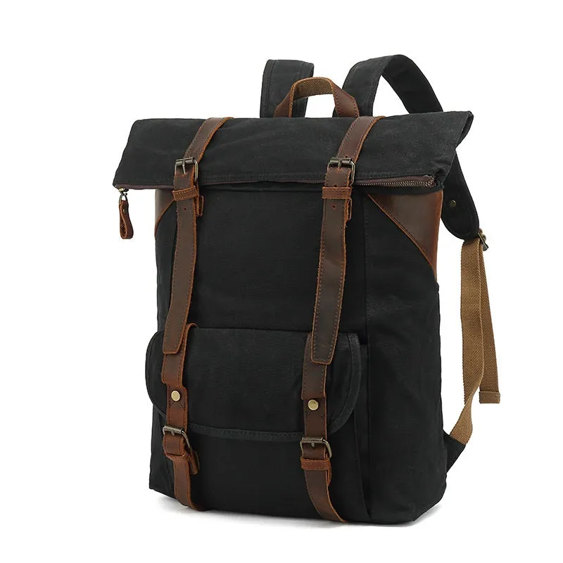 Rue Waxed Canvas Backpack