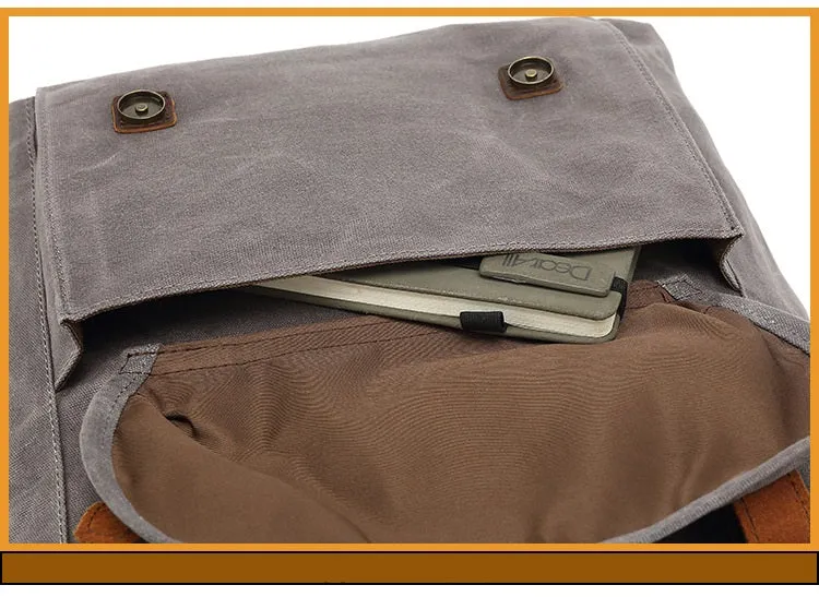 Rue Waxed Canvas Backpack
