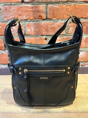 Sierra Hobo Shoulder Bag in Black