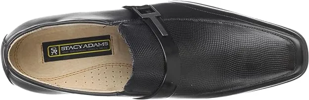 Stacy Adams Men's Beau Bit Perforated Slip-On Loafers  Color Black Size 11.5