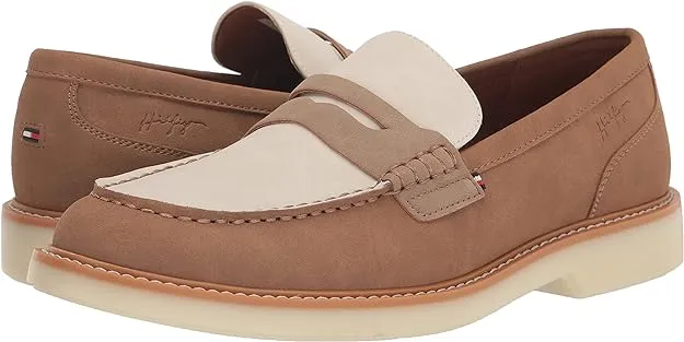 Tommy Hilfiger Men's Sector Slip-On Loafers  Color Medium Natural/White Size 9.5M