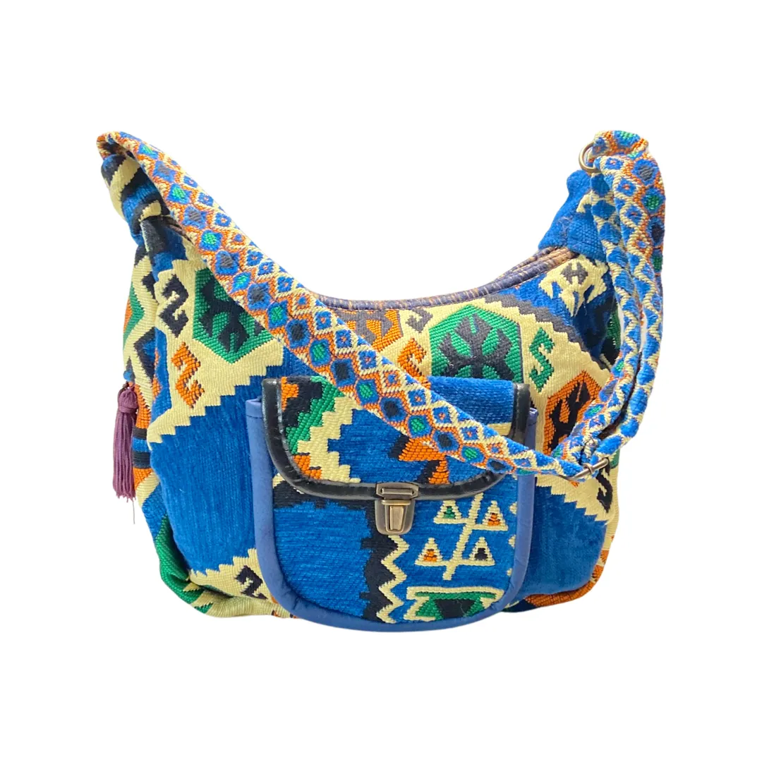 Turkish Kilim Boho Hipster Messenger Bag - Shoulder Bag - Crossbody Casual Bag