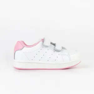 Unisex Pink Washable Leather Trainers
