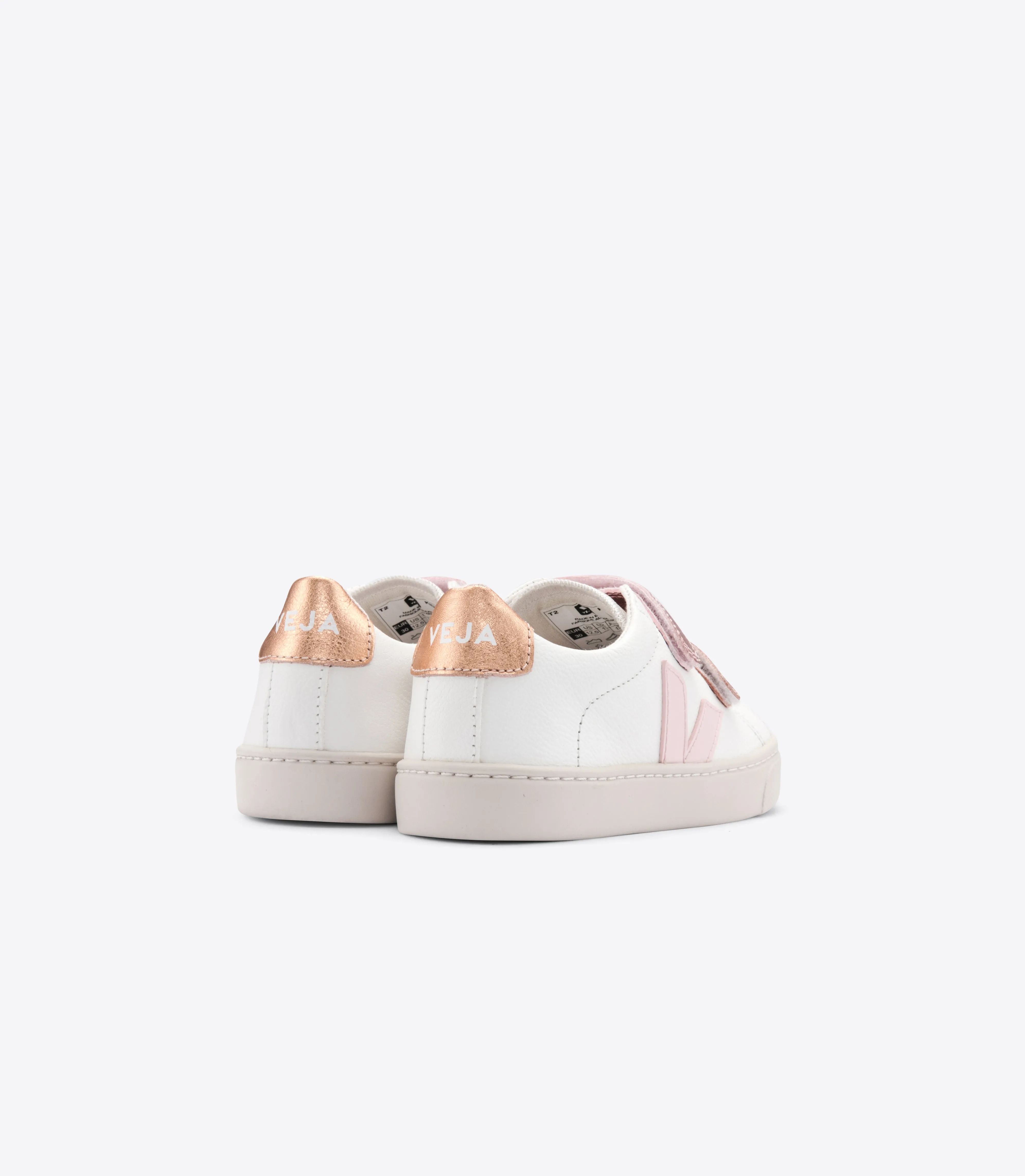 Veja Kids Trainers | Esplar Velcro | White Petale Venus