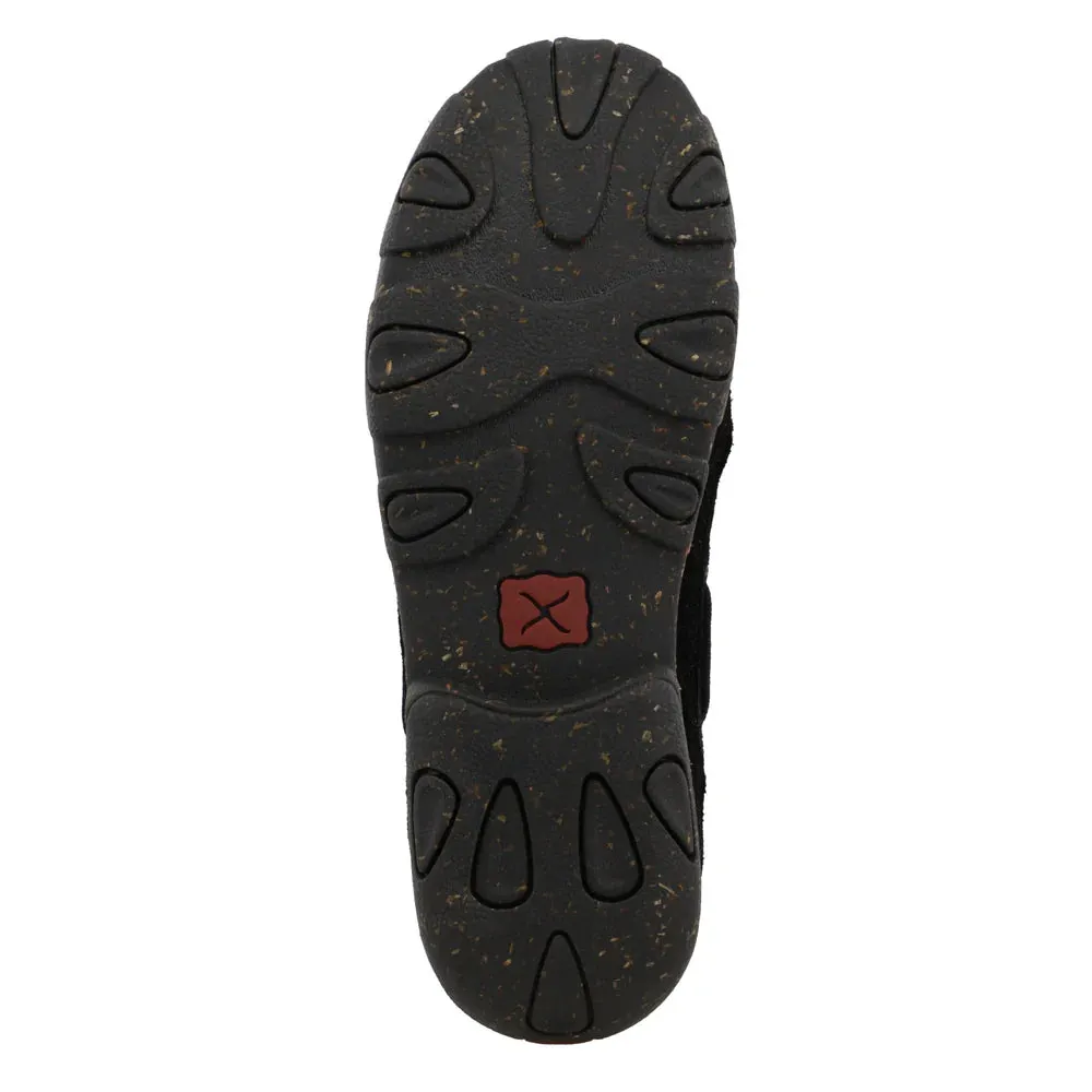 WOMEN'S TWISTED X SLIP ON DRIVING MOC | BLACK - GREY