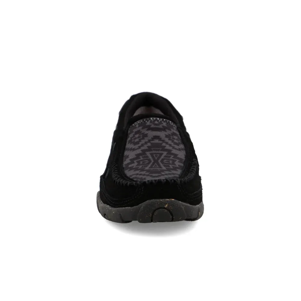WOMEN'S TWISTED X SLIP ON DRIVING MOC | BLACK - GREY