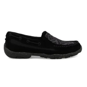 WOMEN'S TWISTED X SLIP ON DRIVING MOC | BLACK - GREY